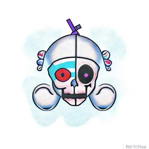 voodoo doll tattoo design idea