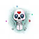 voodoo doll tattoo design idea