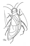 firefly bug tattoo design idea