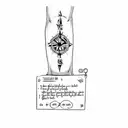 a compass with arrow and clock tattoo design idea