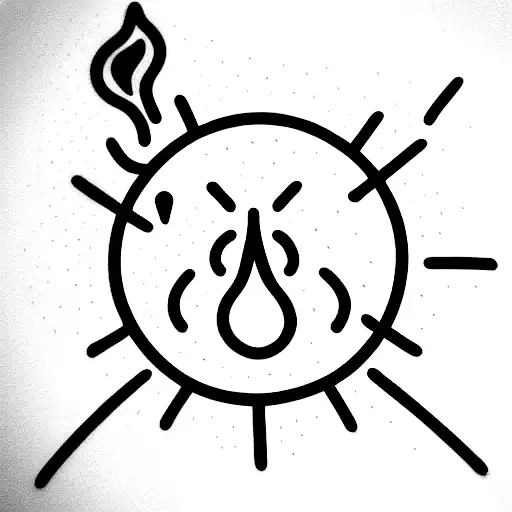Calcifer tattoo design idea