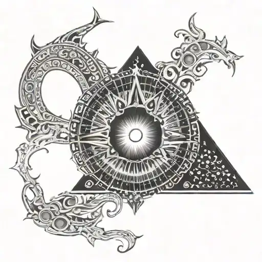 Isis godess Tattoo modern twist stargate style tattoo design idea