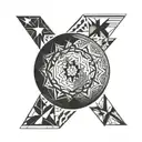 matching couples tattoo tattoo design idea