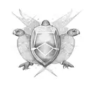 bird cage turtle  tattoo design idea