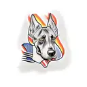 doberman tattoo design idea