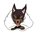 doberman tattoo design idea