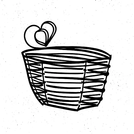 basket  tattoo design idea
