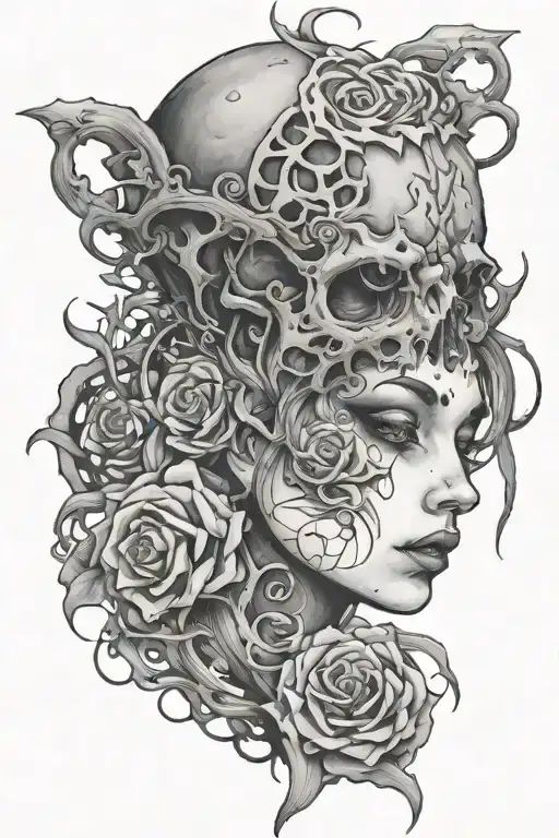 childhood trauma tattoo design idea