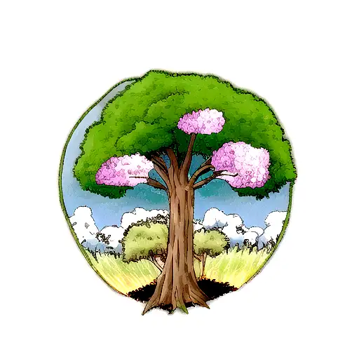 elementos da natureza Avatar tattoo design idea