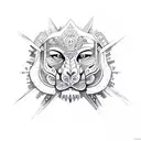 mayan rainforest tattoo design idea