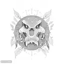 rainforest tattoo design idea