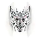 The Xoloitzcuintli tattoo design idea