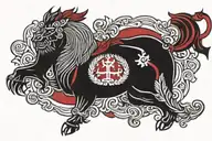 greater albania with skanderbeg arm tattoo tattoo design idea