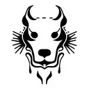 Foo Dog tattoo design idea