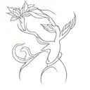 good luck, babe! tattoo design idea