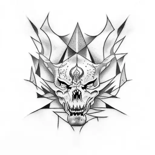 marca de cain tattoo design idea