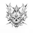 marca de cain tattoo design idea