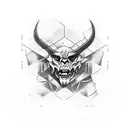 marca de cain tattoo design idea