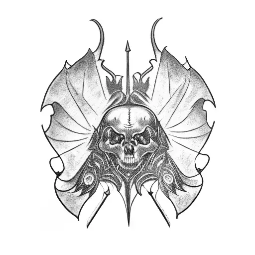 leather tooling  tattoo design idea