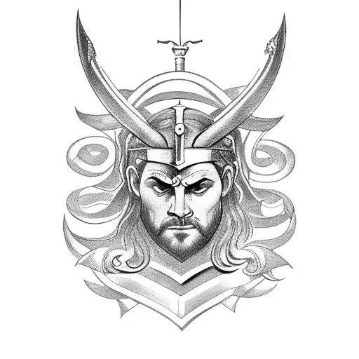 greek norse roman gods tattoo design idea