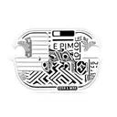 license plate and HOME on it tattoo design idea