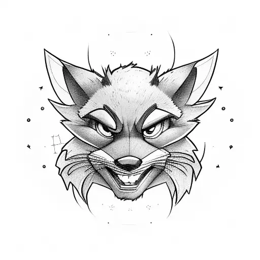 Sly Cooper tattoo design idea