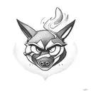 Sly Cooper tattoo design idea