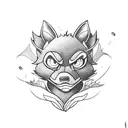 Sly Cooper tattoo design idea