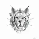 Post Malone  tattoo design idea