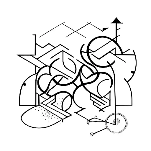 italian and czech culture  tattoo design idea