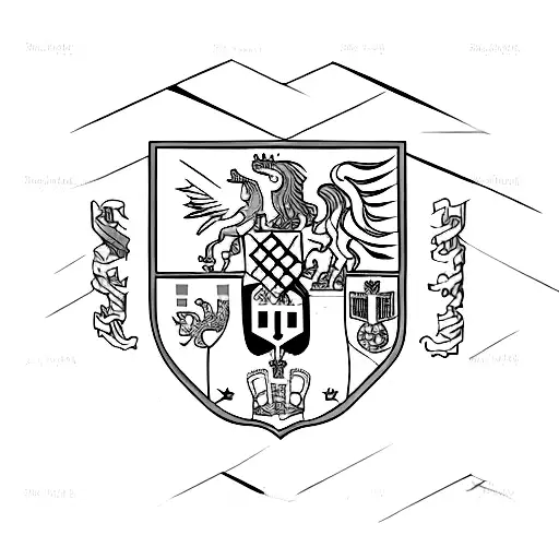 Italy and czech republic tattoo design idea