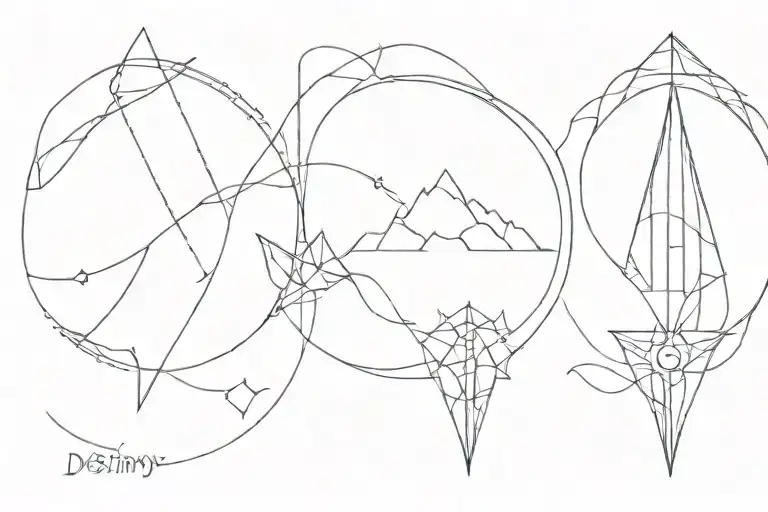 destiny tattoo design idea