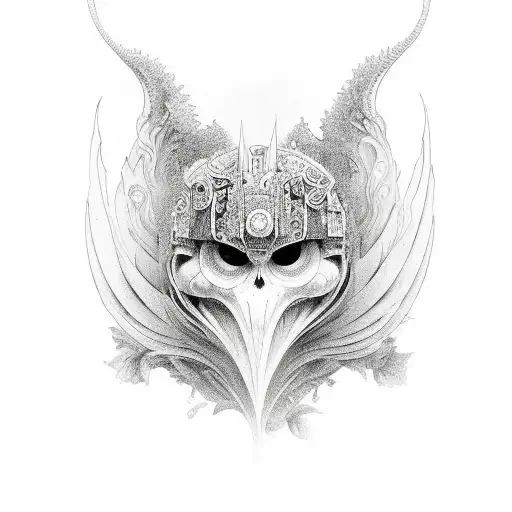 fenix lilly tattoo design idea