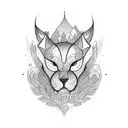 Darkness and Light are the same tattoo design idea