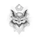 Darkness and Light are the same tattoo design idea