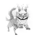 korean text tattoo design idea