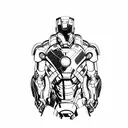 Ironman tattoo design idea
