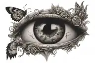 Optical, illusion tattoo tattoo design idea