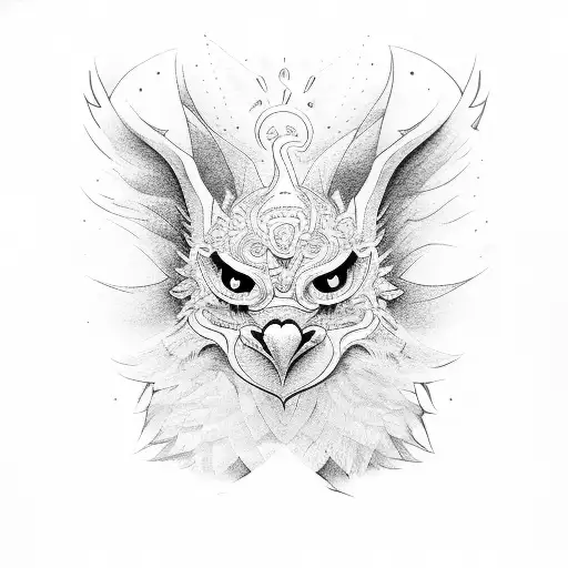 Griffin tattoo design idea