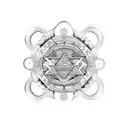 psychedelic aztec tribal tattoo design idea