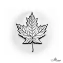 Maple Leaf tattoo design idea