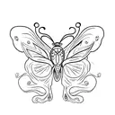 the evolution of sworm into butterfly tattoo design idea