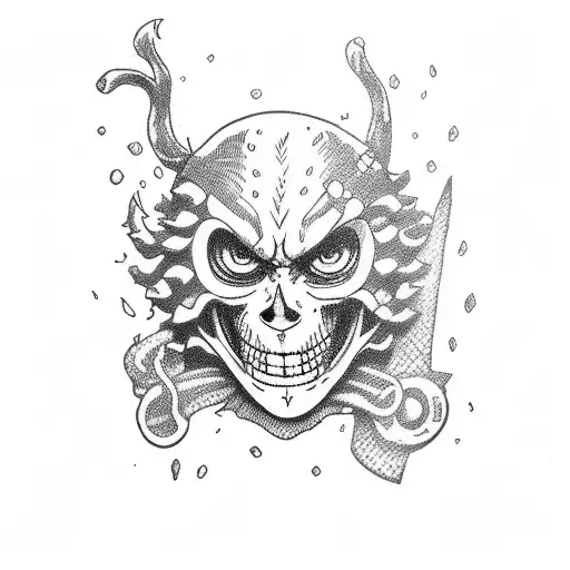 Nakama X One piece tattoo design idea