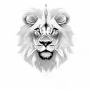 Lion and year 1986 tattoo design idea