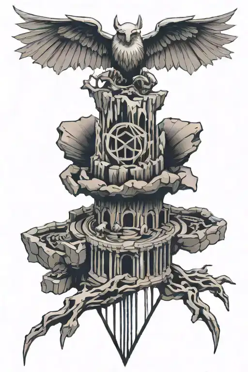 linkin park hybrid theory and meteora tattoo design idea