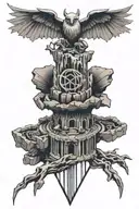 linkin park hybrid theory and meteora tattoo design idea