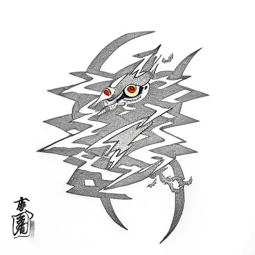 Lightning Bolt tattoo design idea