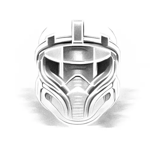 front Spartan helmet  tattoo design idea