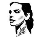 Lana del rey tattoo design idea