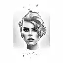 Lana del rey tattoo design idea